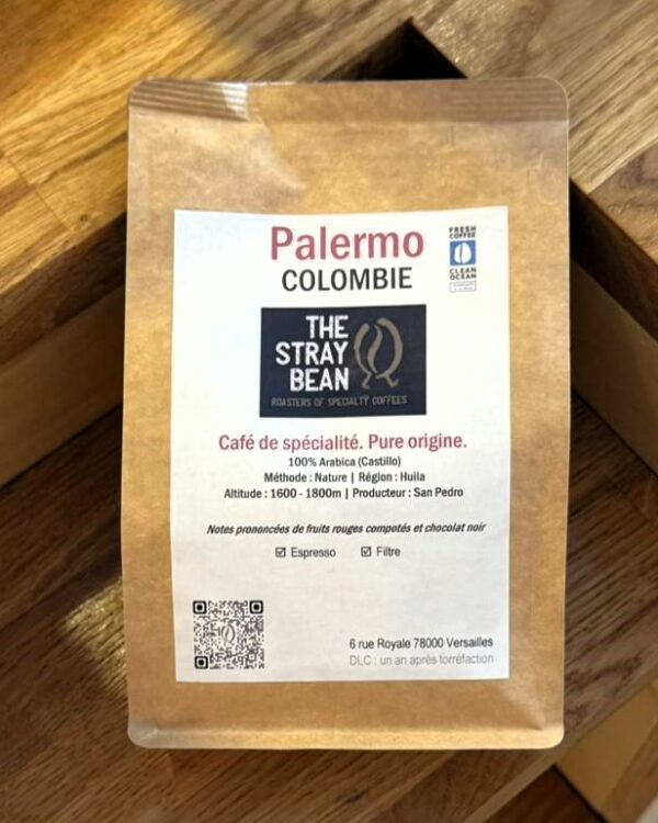 Sachet de café de spécialité Palermo Colombie