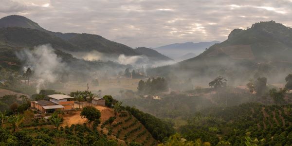 View of Caparao National Park, Brazil, the origin of this coffee